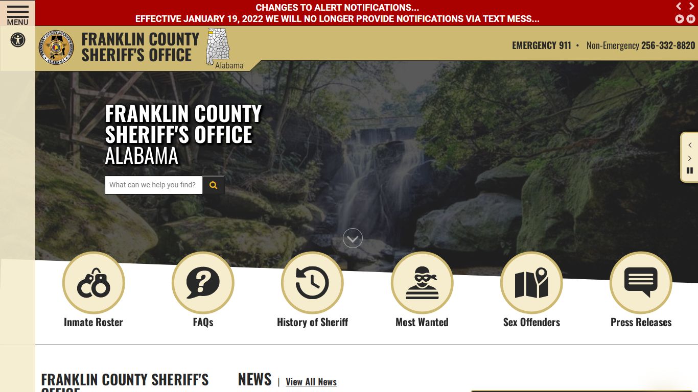 Inmate Roster - Franklin County AL Sheriff's Office